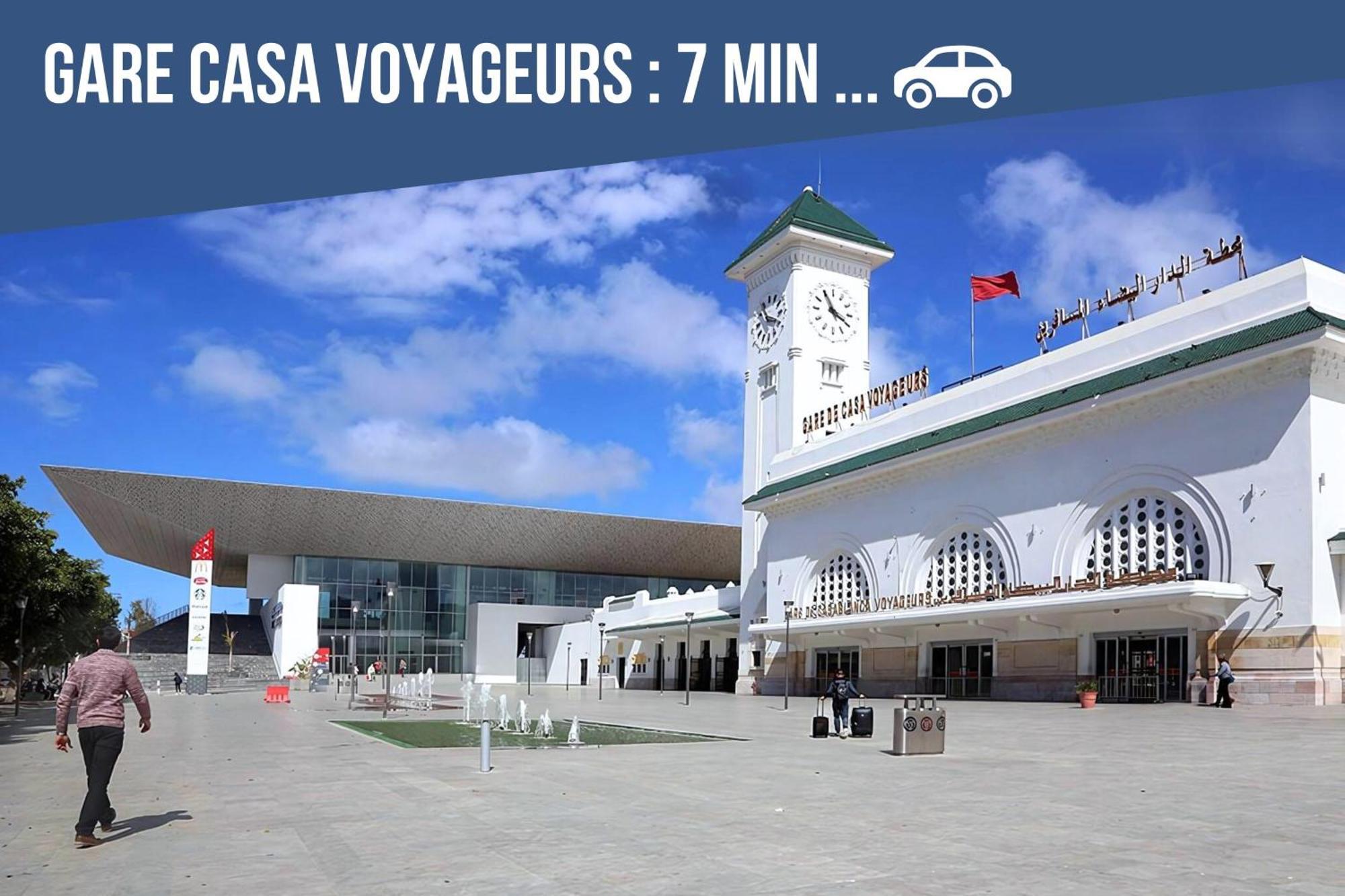 Studio Cosy Proche Gares & Mosque Hassan II Casablanca Exterior foto